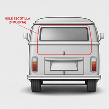 Cargar imagen en el visor de la galería, Hule de Quinta Puerta para VW Combi