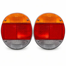 Cargar imagen en el visor de la galería, Par de calaveras HELLA de cuatro focos para VW Sedán 1974 a 1978