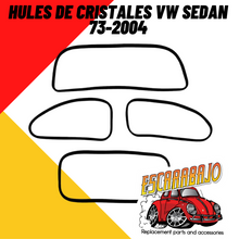 Cargar imagen en el visor de la galería, HULES DE CRISTALES VW SEDAN MODERNO - Escarabajo Refacciones & Accesorios