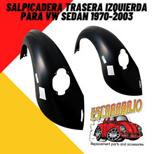Cargar imagen en el visor de la galería, SALPICADERA TRASERA IZQUIERDA VW SEDAN MODERNO - Escarabajo Refacciones & Accesorios
