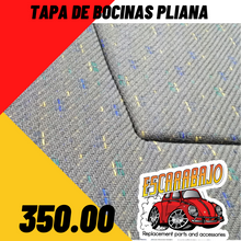 Cargar imagen en el visor de la galería, TAPA DE BOCINAS PLIANA NEGRA VOLKSWAGEN SEDAN - Escarabajo Refacciones & Accesorios