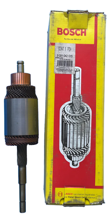 Armadura de Marcha Bosch (Vástago Largo) – VW Combi 1600 (Enfriada por Aire) - Escarabajo Refacciones & Accesorios