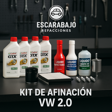 Kit de Afinación Completa VW 2.0L – Jetta A4, Clásico y Bicentenario - Escarabajo Refacciones & Accesorios