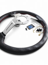Cargar imagen en el visor de la galería, Volante Deportivo NARDI Original 350 mm Cóncavo en Cuero Negro
