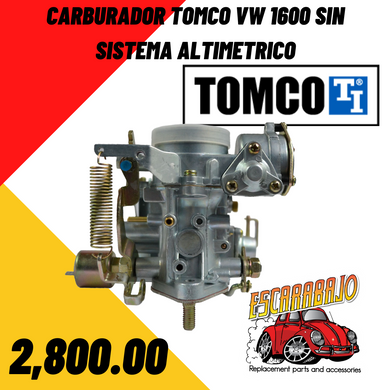 CARBURADOR TOMCO VW 1600cc - Escarabajo Refacciones & Accesorios