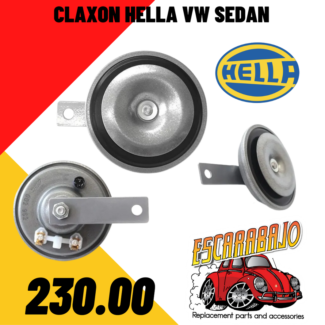 Claxon Hella Vw vocho - Escarabajo Refacciones & Accesorios