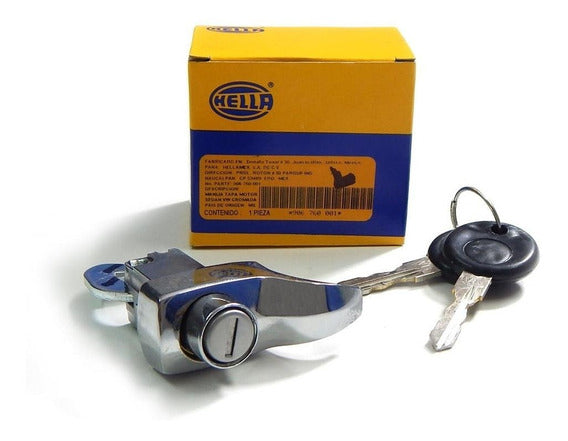 CHAPA DE MOTOR HELLA CROMO - Escarabajo Refacciones & Accesorios