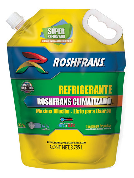ROSHPACK REFRIGERANTE CLIMATIZADO GALON 3.785 L - Escarabajo Refacciones & Accesorios
