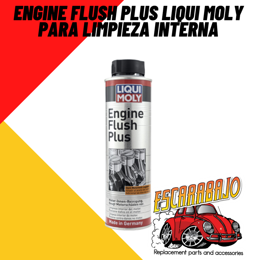 Aditivo de Aceite de Motor Engine Flush Plus Liqui Moly para Limpieza Interna - Escarabajo Refacciones & Accesorios