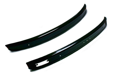 PAR DE DEFENSAS NEGRAS VOCHO 74-03 VW SEDAN - Escarabajo Refacciones & Accesorios